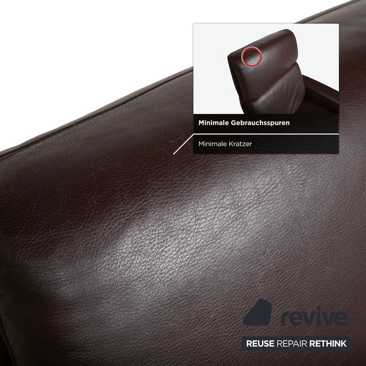Willi Schillig Leder Sessel Braun