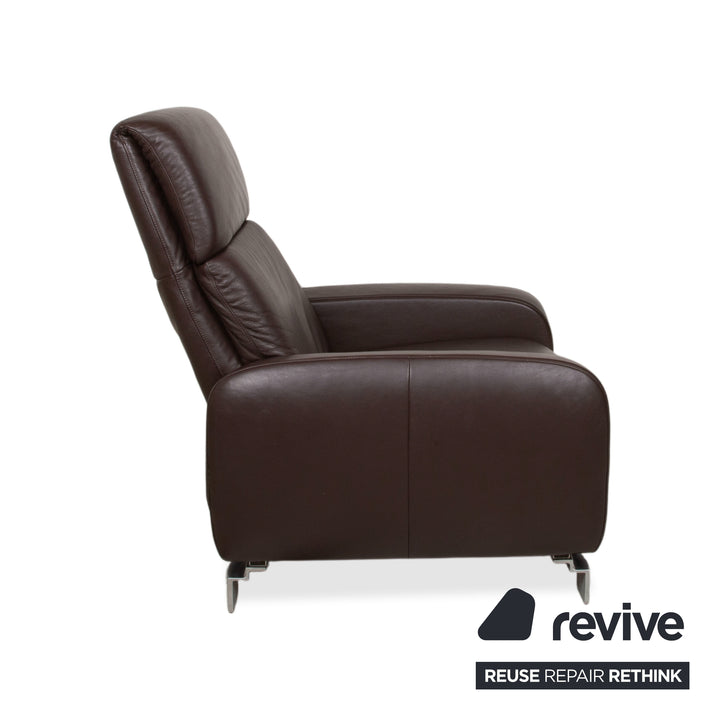 Willi Schillig Leder Sessel Braun