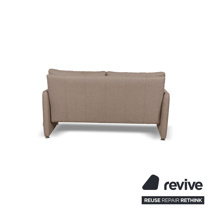 Willi Schillig Stoff Dreisitzer Beige Sofa Couch