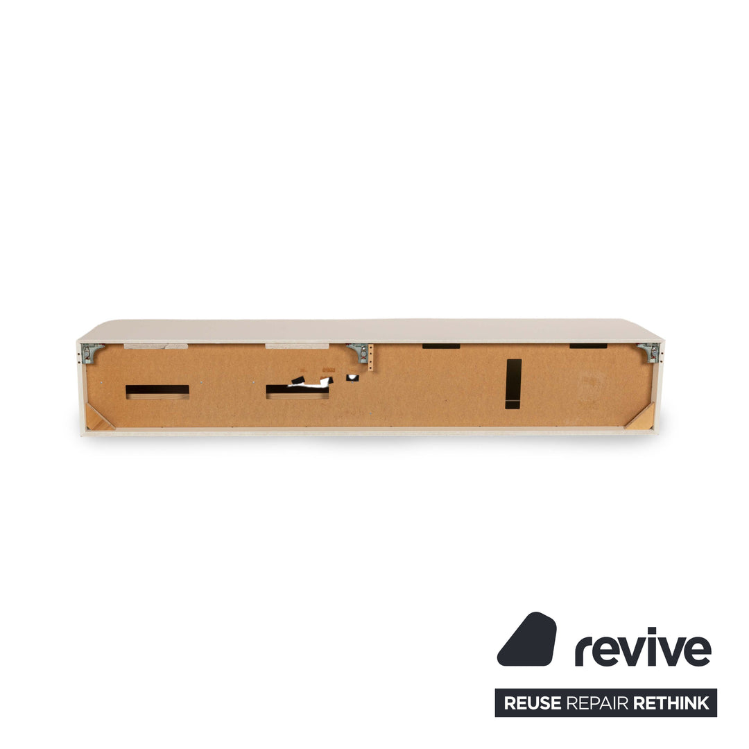 Wöstmann buffet bas en bois meuble TV blanc