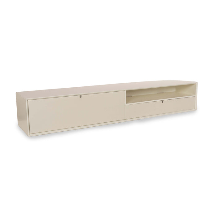 Wöstmann buffet bas en bois meuble TV blanc