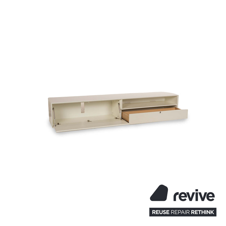 Wöstmann buffet bas en bois meuble TV blanc