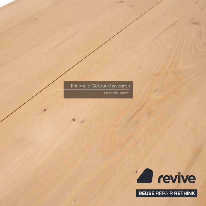 Zoom by Mobimex Trix table à manger en bois métal marron clair 280 x 95 x 74 cm