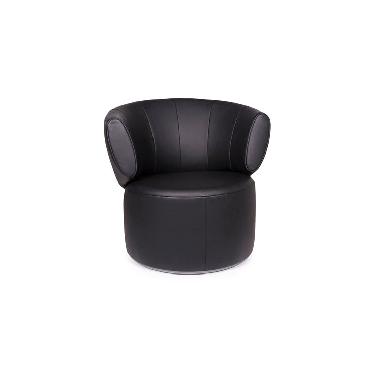 Rolf Benz Loop 684 Leder Sessel Schwarz #12116