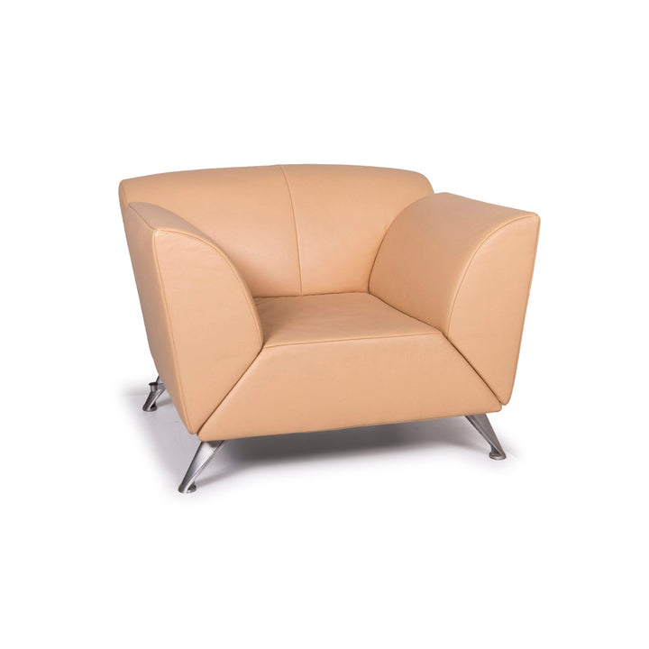 Jori Leder Sessel Beige #11756