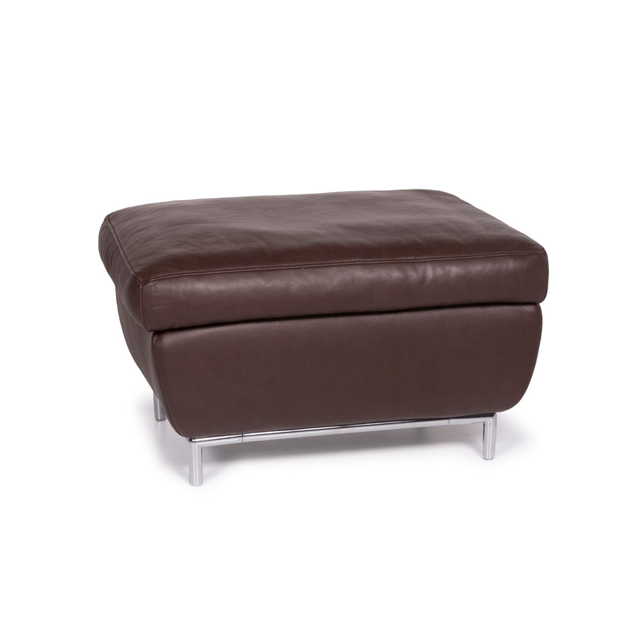 Koinor Leather Stool Brown #11576