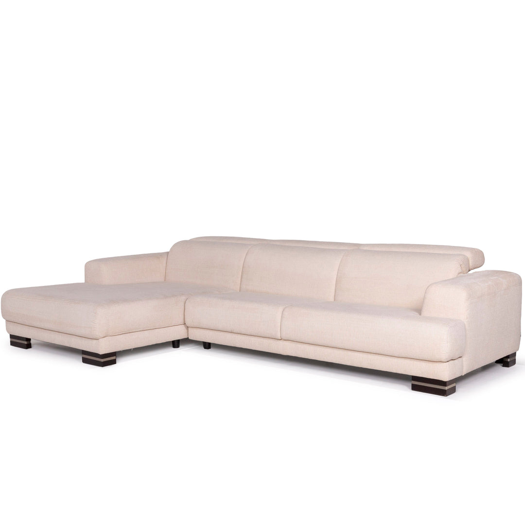 Ewald Schillig fabric sofa cream corner sofa #11862