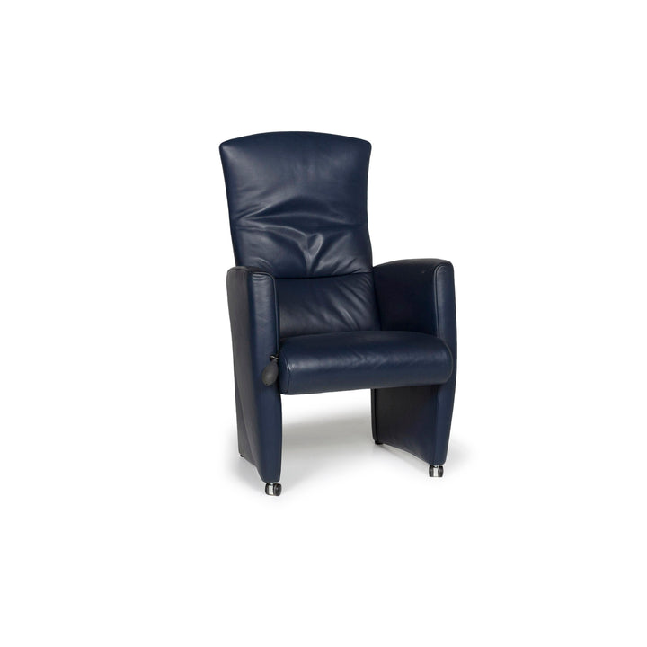 Jori Leder Sessel Blau #11361