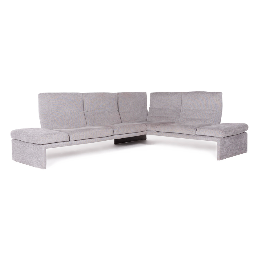 Koinor Raoul Designer Stoff Ecksofa Grau Sofa Couch #8518