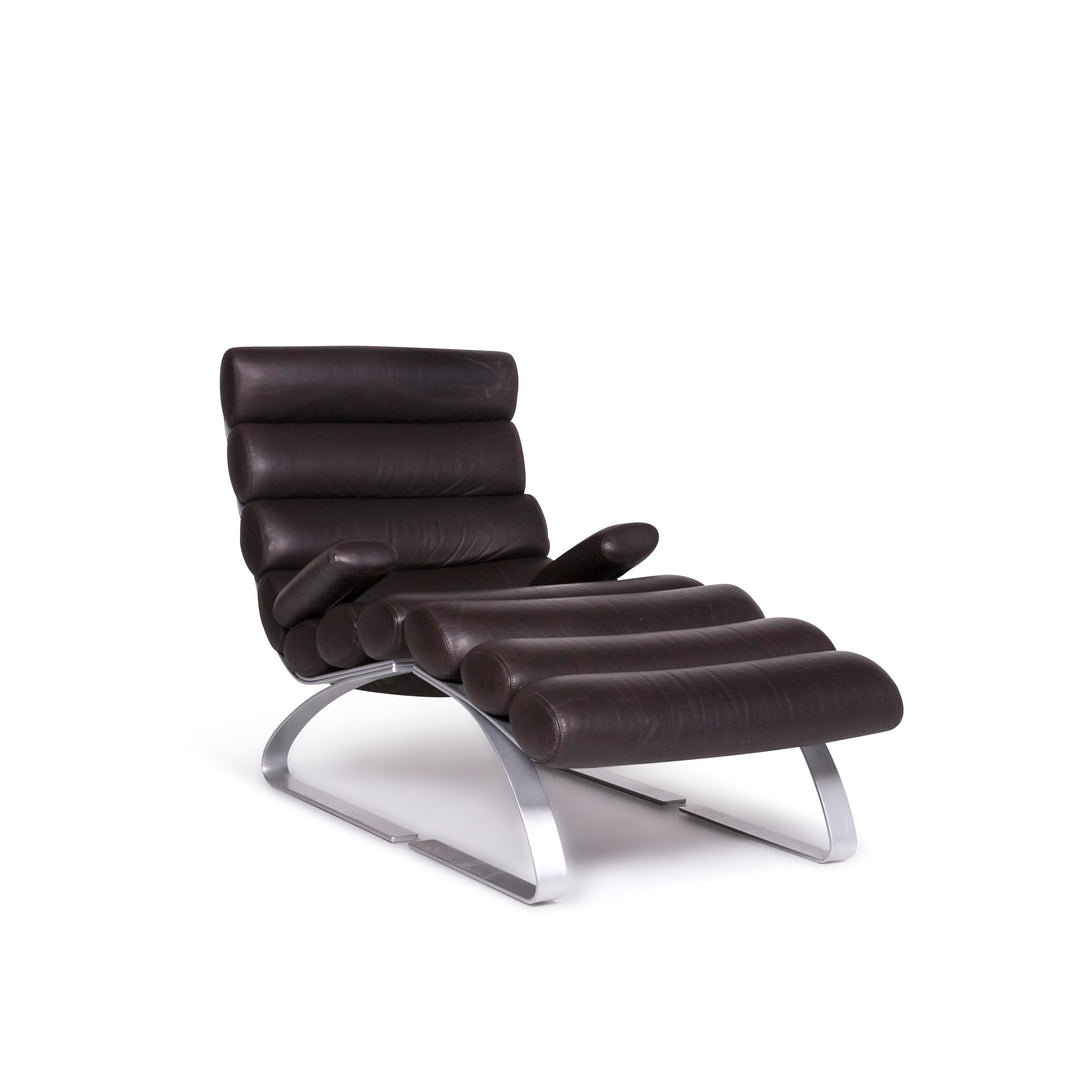 Cor Sinus Leder Sessel Hocker Braun #9003