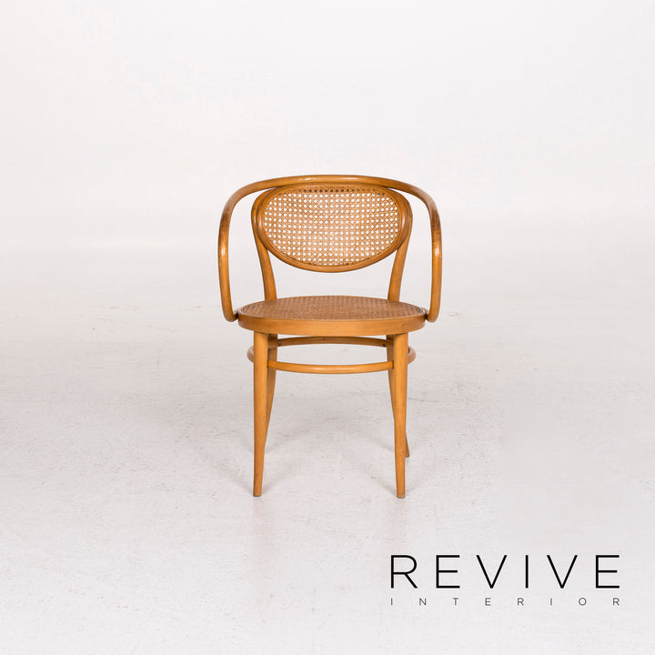 Chaise en bois et rotin Thonet 210R #12435