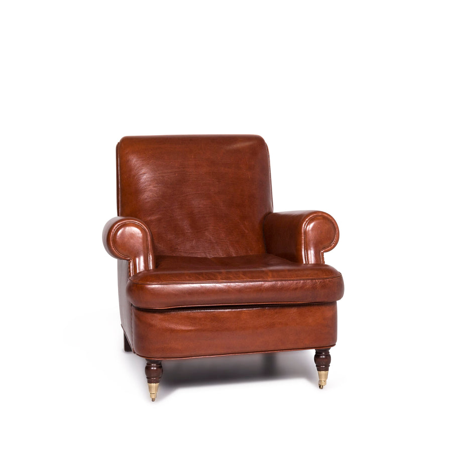 Baxter Charlotte Fauteuil en cuir Marron #9242