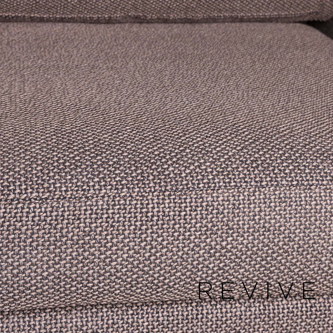 Cor Conseta Stoff Sessel Braun Hellbraun #12026