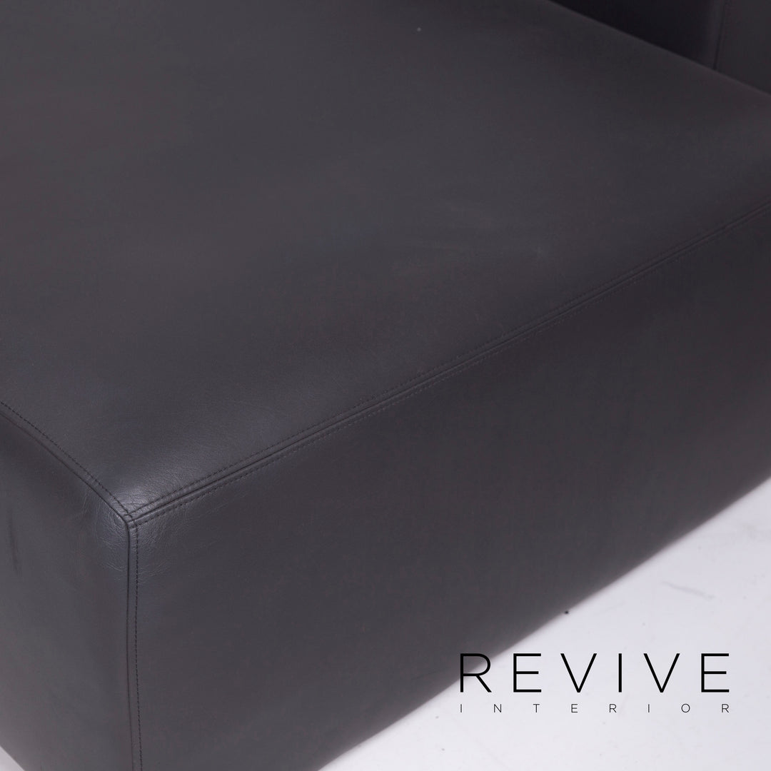 Walter Knoll Nelson Leder Ecksofa Grau Anthrazit Sofa Couch #11010