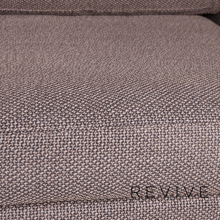 Cor Conseta Stoff Sessel Braun Hellbraun #12026