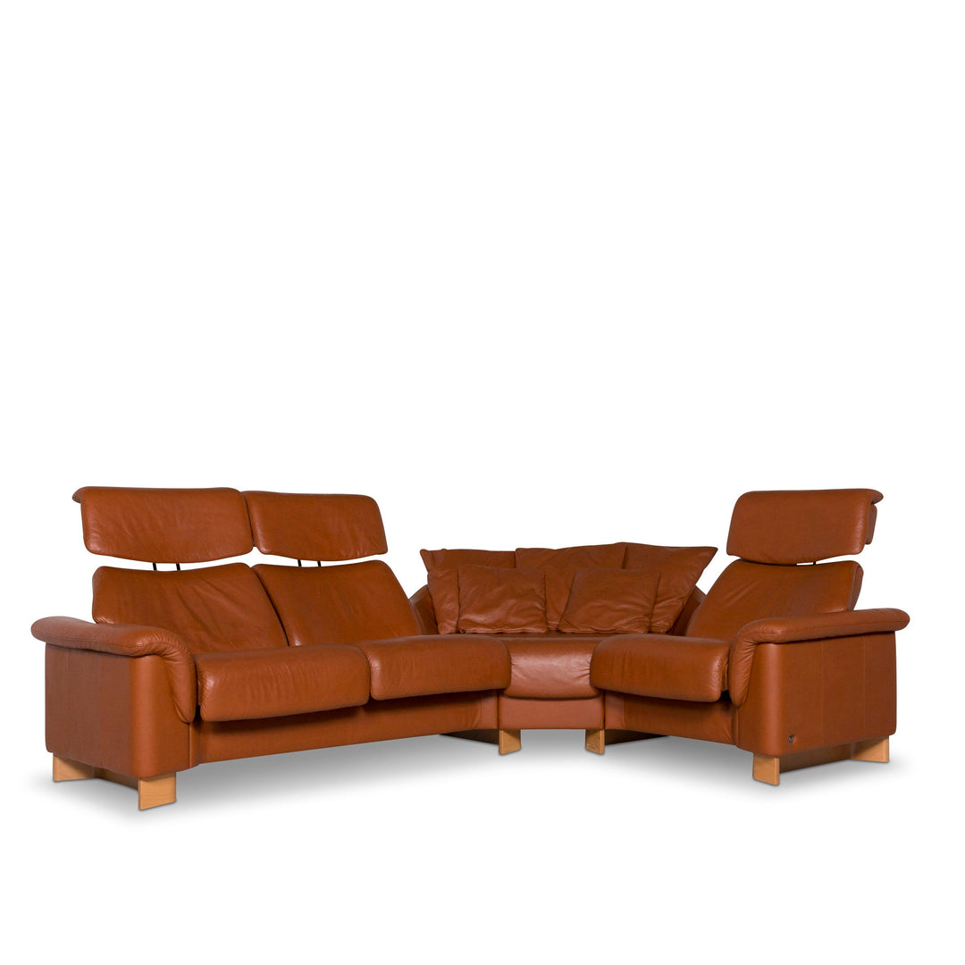 Stressless Leather Sofa Brown Corner Sofa #9883