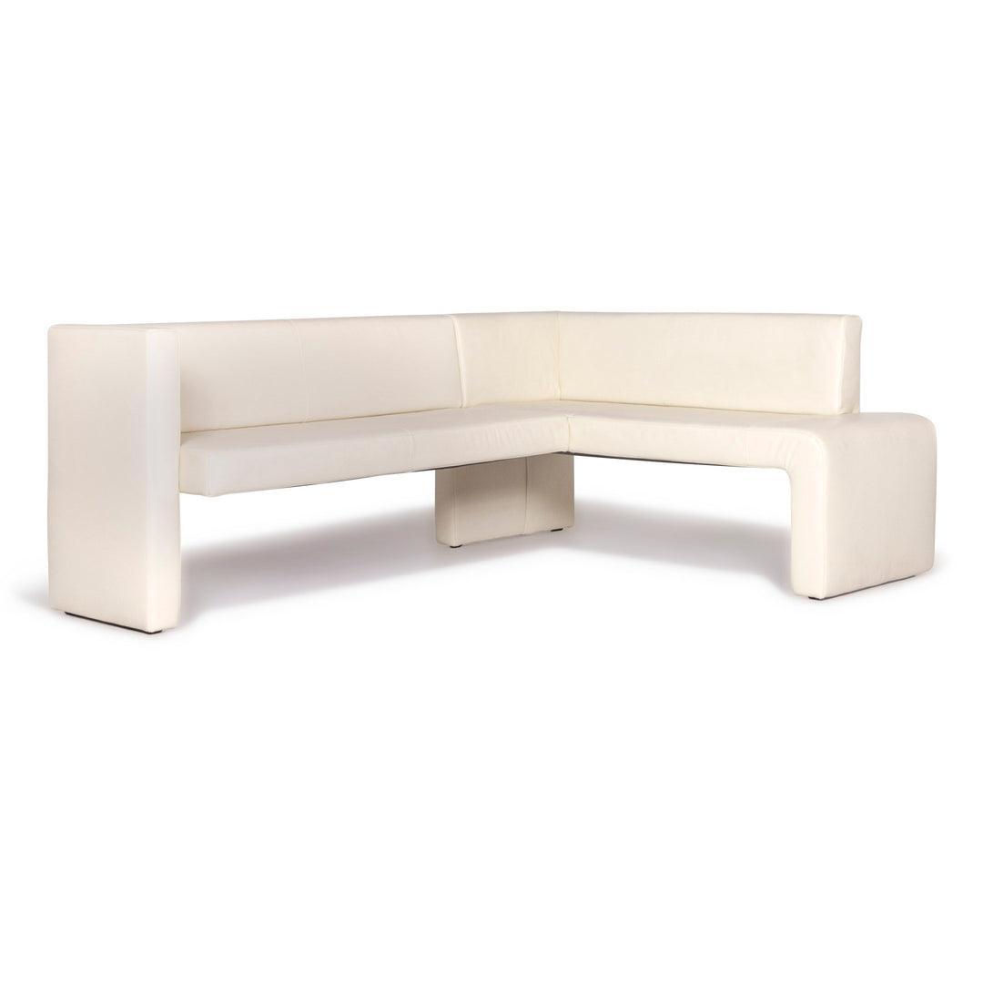 Koinor Leder Eckbank Beige Sofa Couch #8994