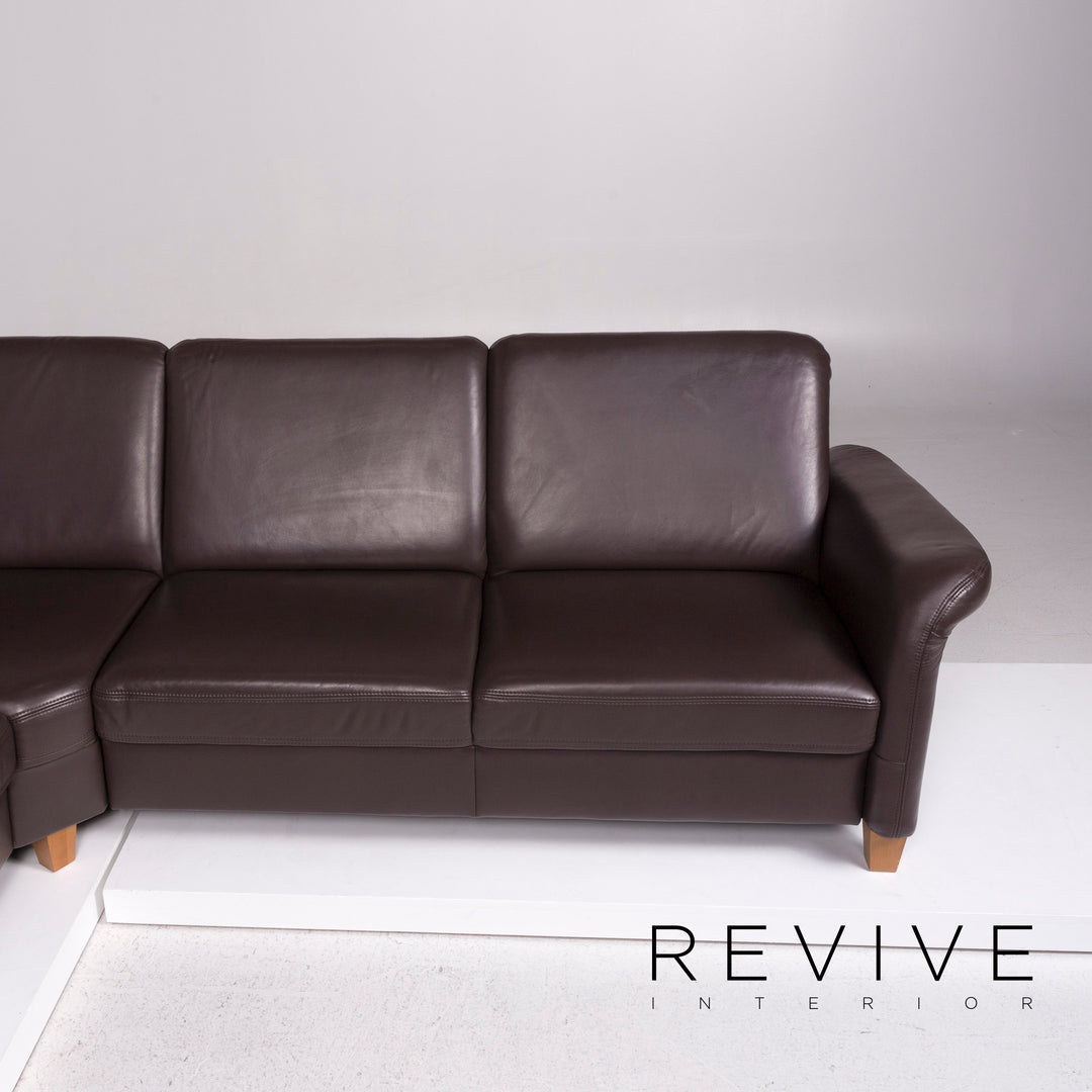 Himolla Leder Ecksofa Braun Dunkelbraun Sofa Cocuch #11949
