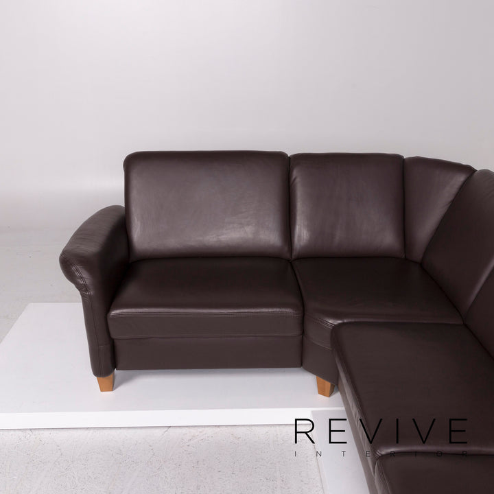 Himolla Leder Ecksofa Braun Dunkelbraun Sofa Cocuch #11949