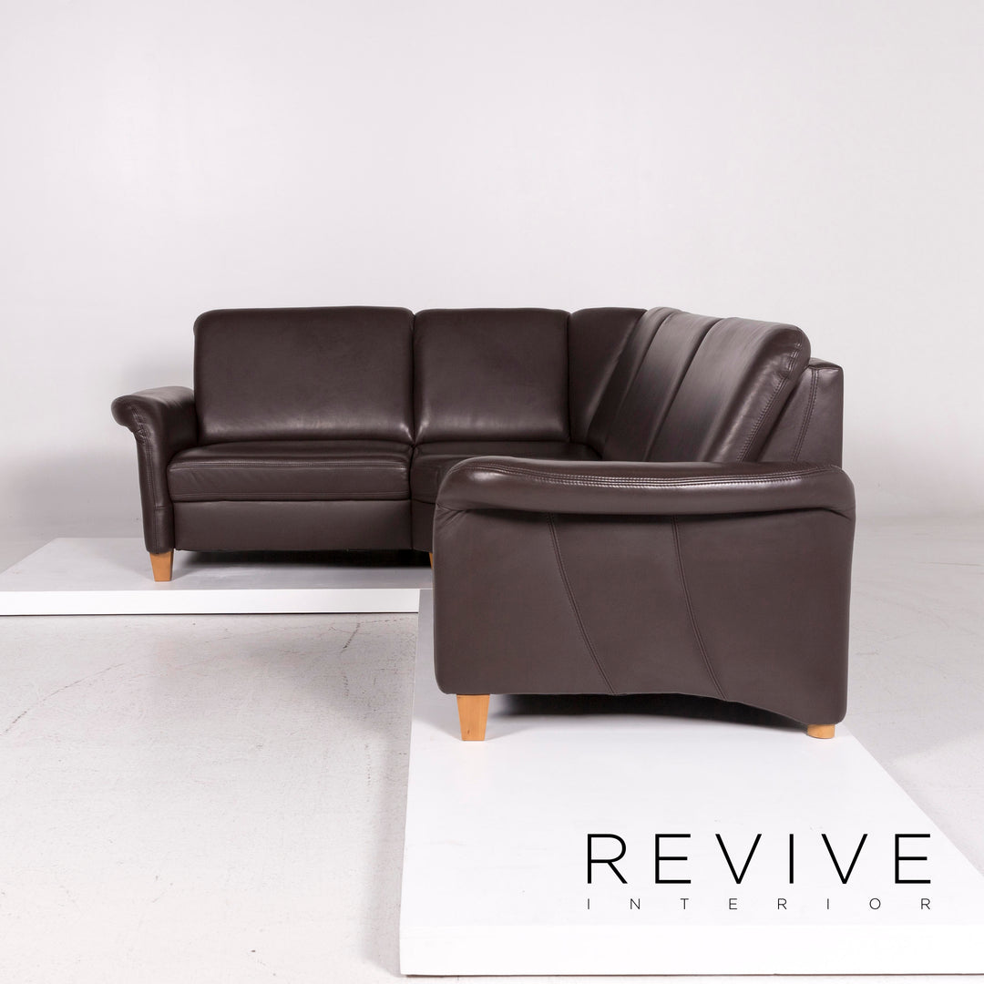 Himolla Leder Ecksofa Braun Dunkelbraun Sofa Cocuch #11949
