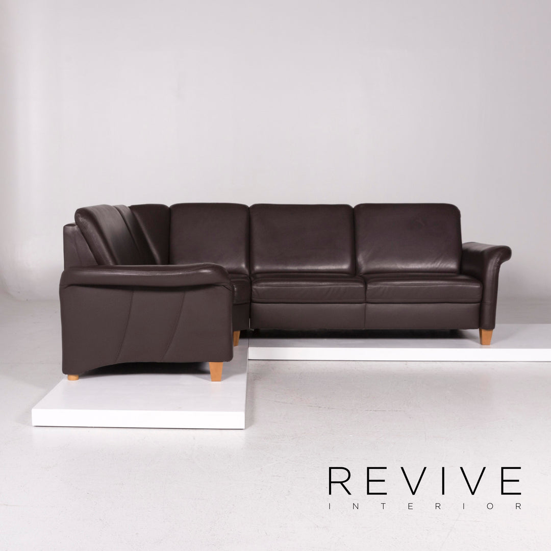 Himolla Leder Ecksofa Braun Dunkelbraun Sofa Cocuch #11949
