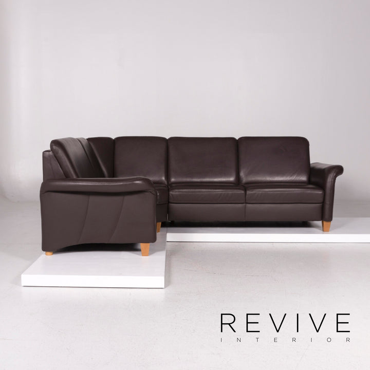 Himolla Leder Ecksofa Braun Dunkelbraun Sofa Cocuch #11949