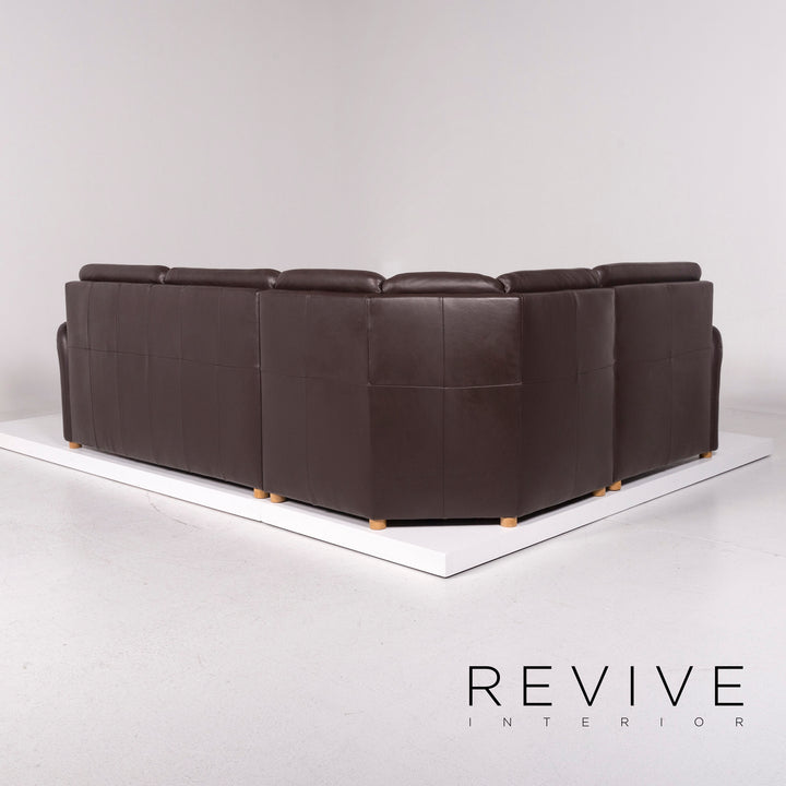 Himolla Leder Ecksofa Braun Dunkelbraun Sofa Cocuch #11949