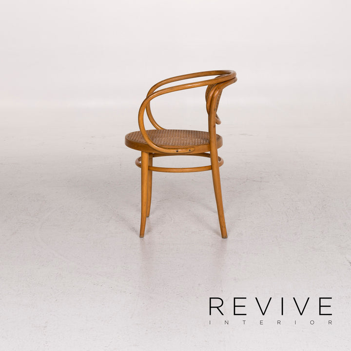 Chaise en bois et rotin Thonet 210R #12435