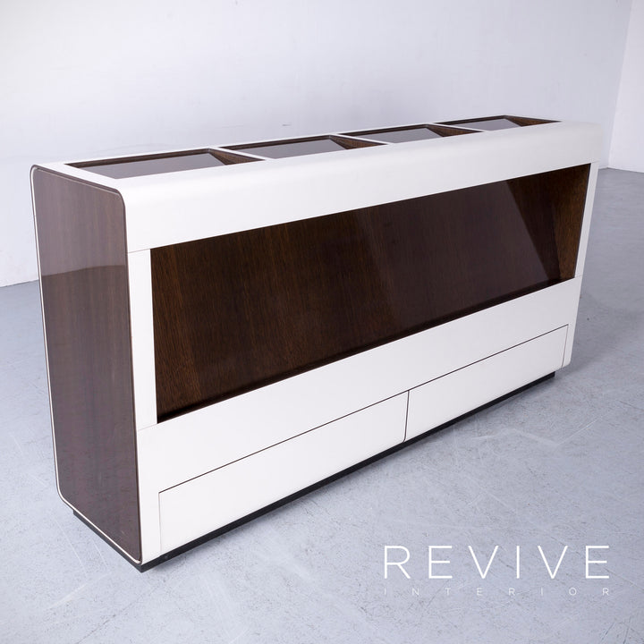 Sideboard beige brown Swiss Air Lounge magazine holder function light wood #3650