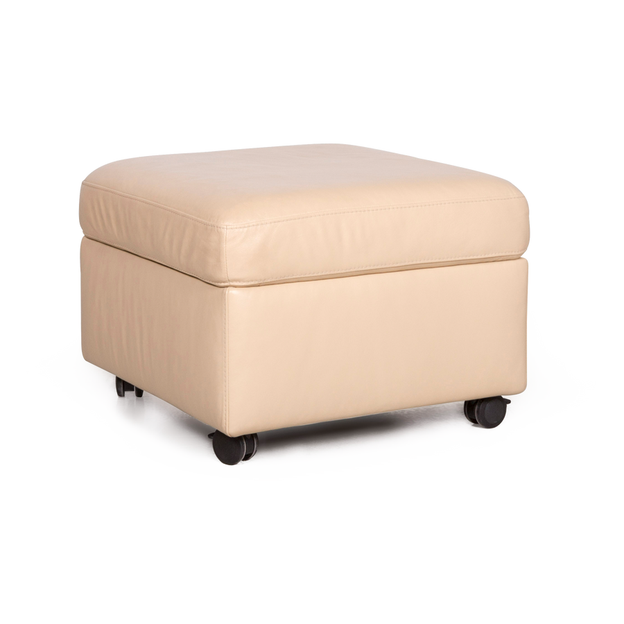 Stressless Arion Leder Hocker Beige Echtleder #7485