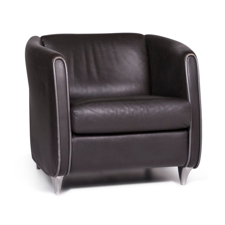 de Sede Leder Sessel Schwarz #9143