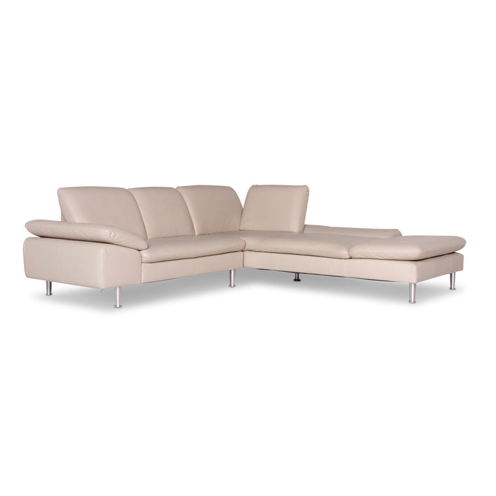 Willi Schillig Loop Designer Leder Sofa Beige Ecksofa #10417