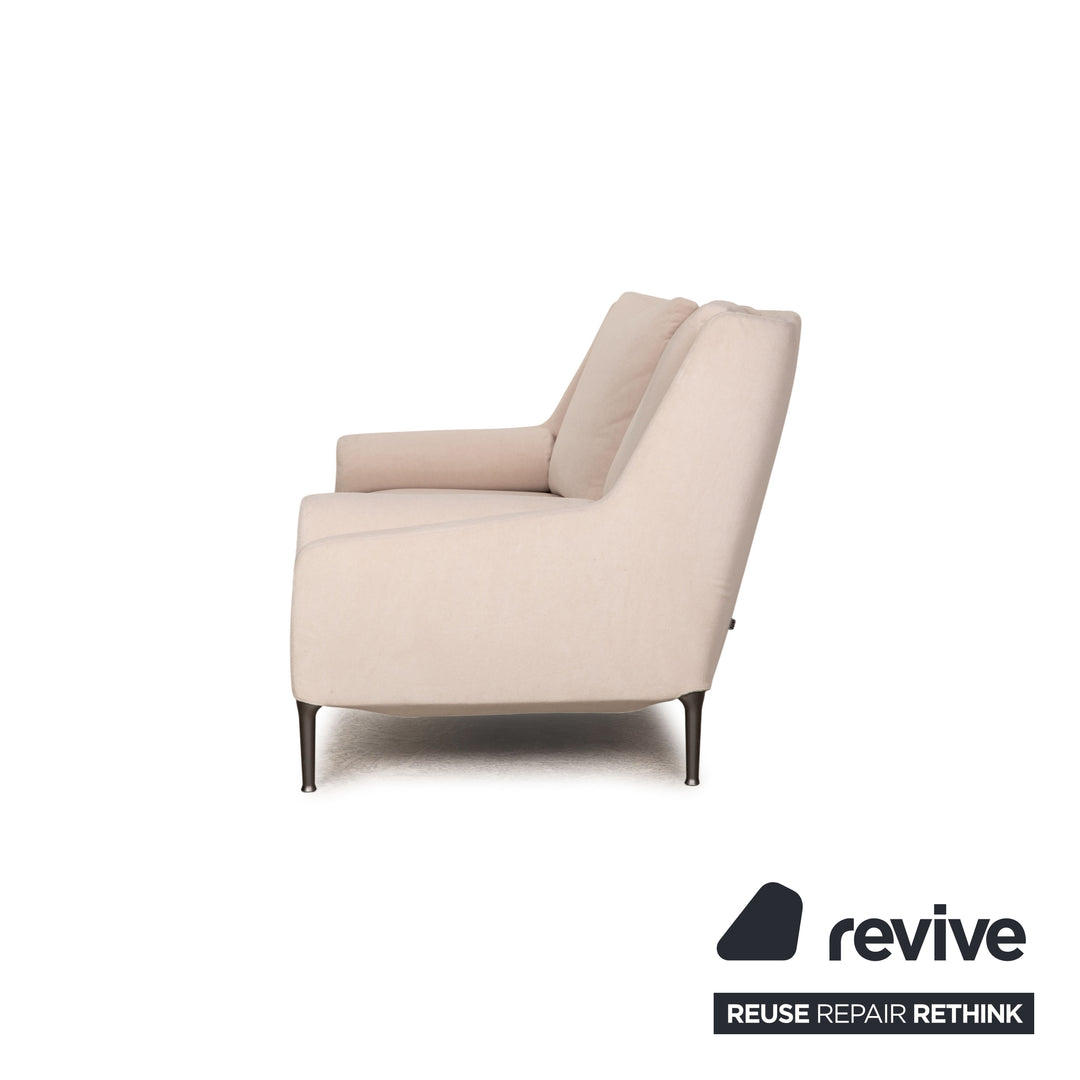 B&B Italia Èdouard Stoff Sofa Rosé Dreisitzer Couch