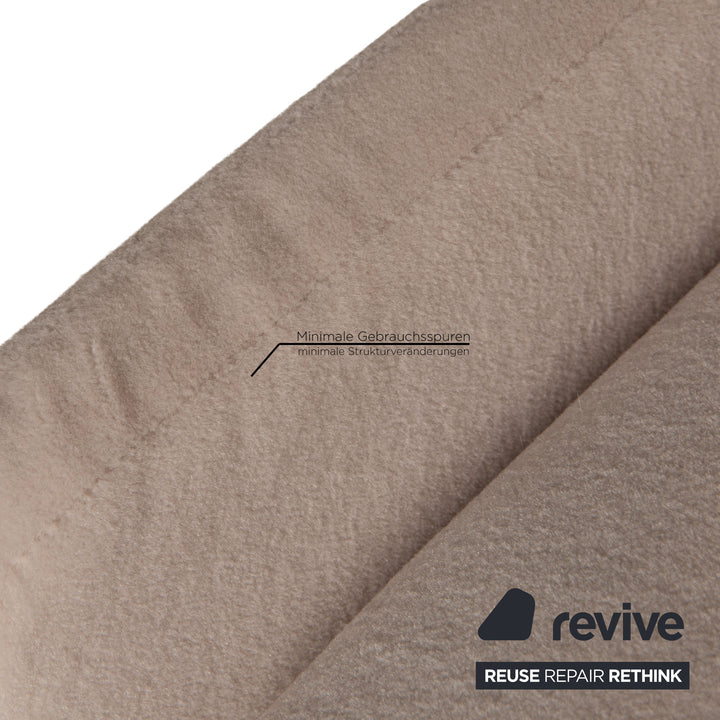 B&B Italia Èdouard Stoff Sofa Rosé Dreisitzer Couch