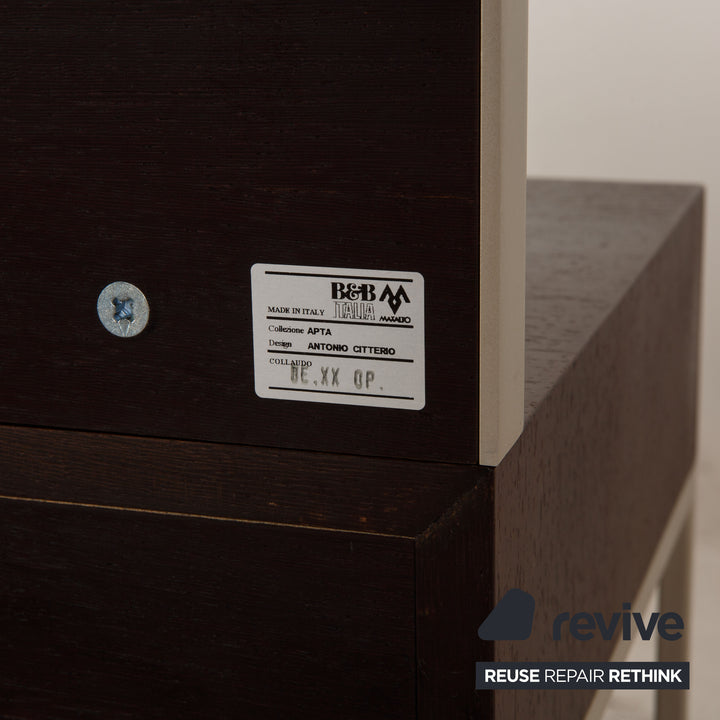 B&amp;B Italia wooden sideboard brown wenge