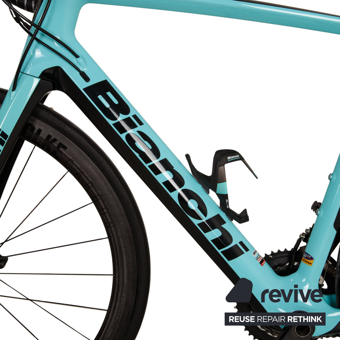Vélo de route Bianchi Infinito CV 2021 carbone bleu clair turquoise RH 53