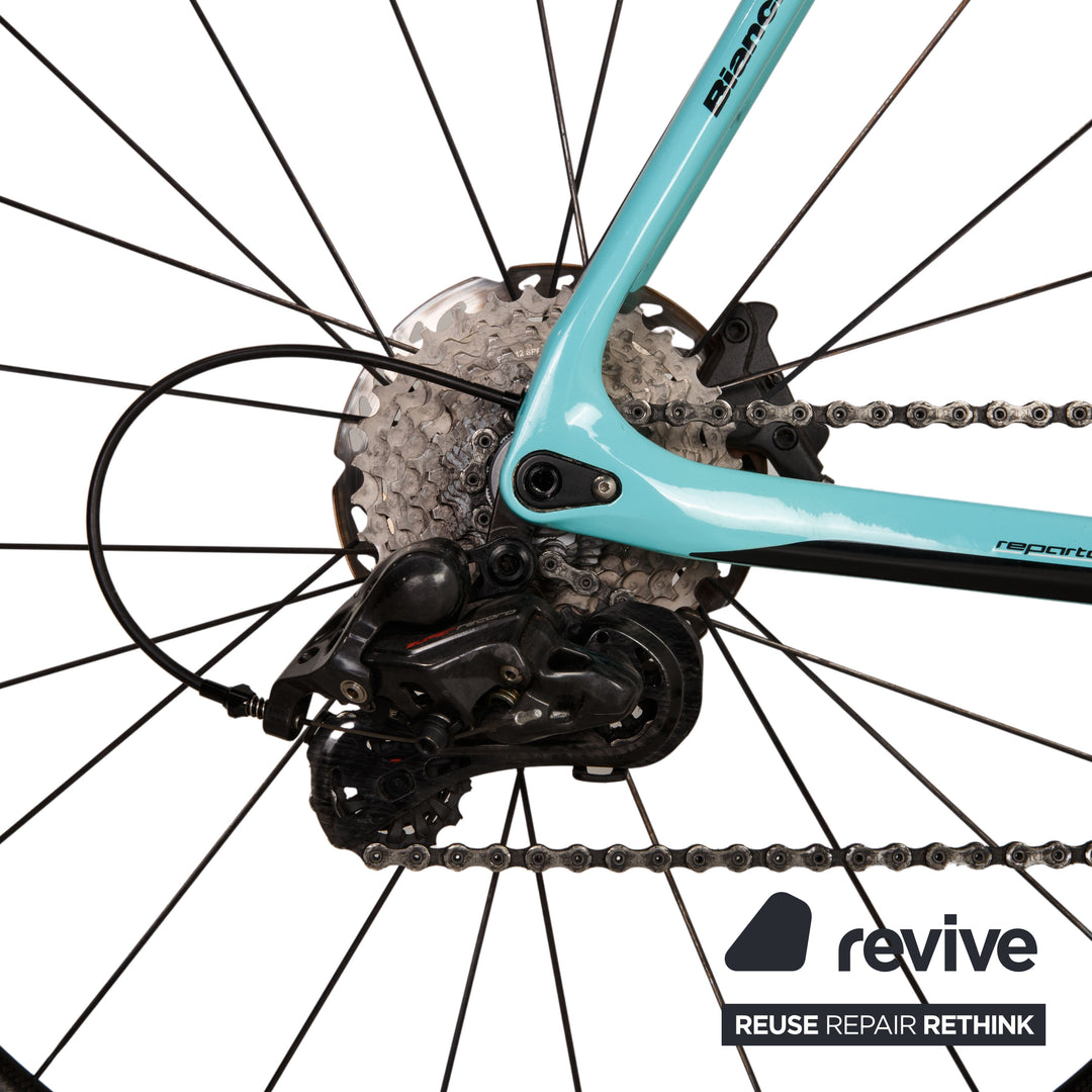 Vélo de route Bianchi Infinito CV 2021 carbone bleu clair turquoise RH 53