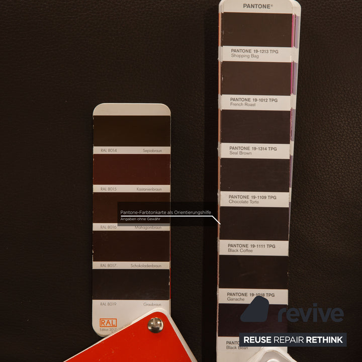 BoConcept Athena Relax Leder Hocker Braun Dunkelbraun