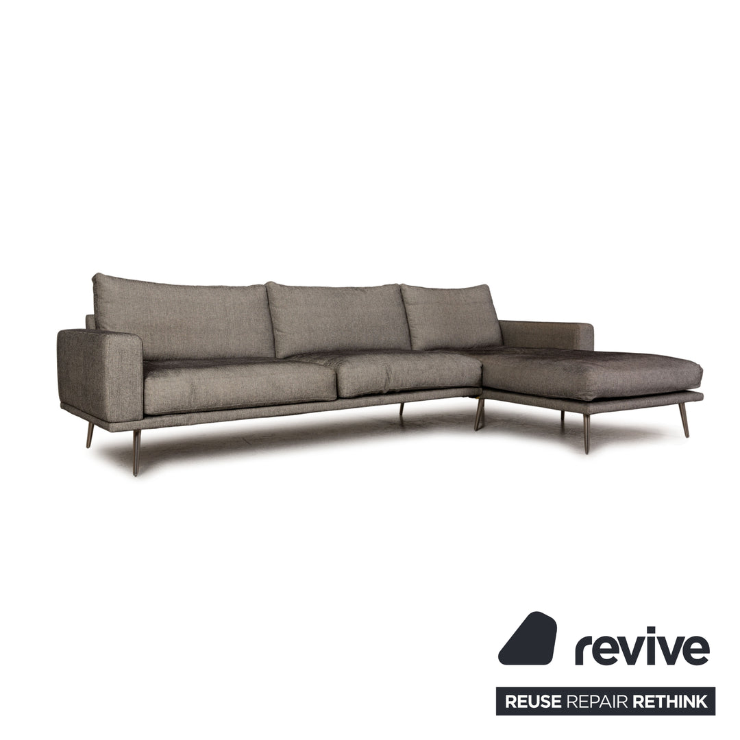 BoConcept Carlton Canapé d'angle en tissu gris