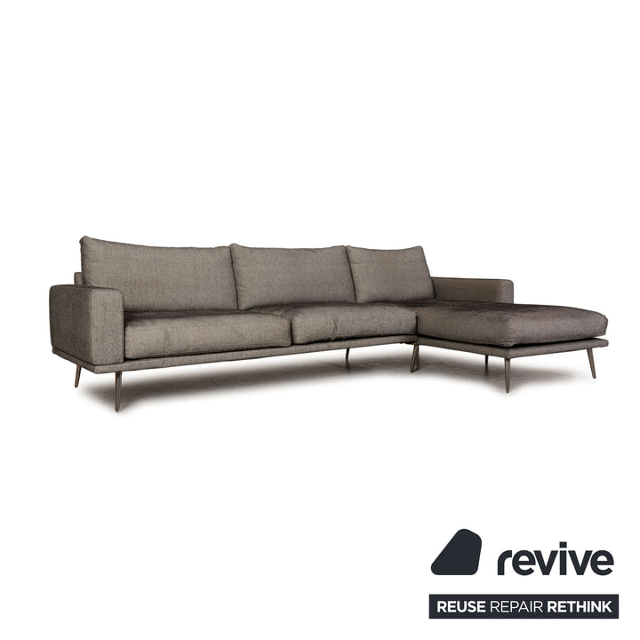 BoConcept Carlton Canapé d'angle en tissu gris