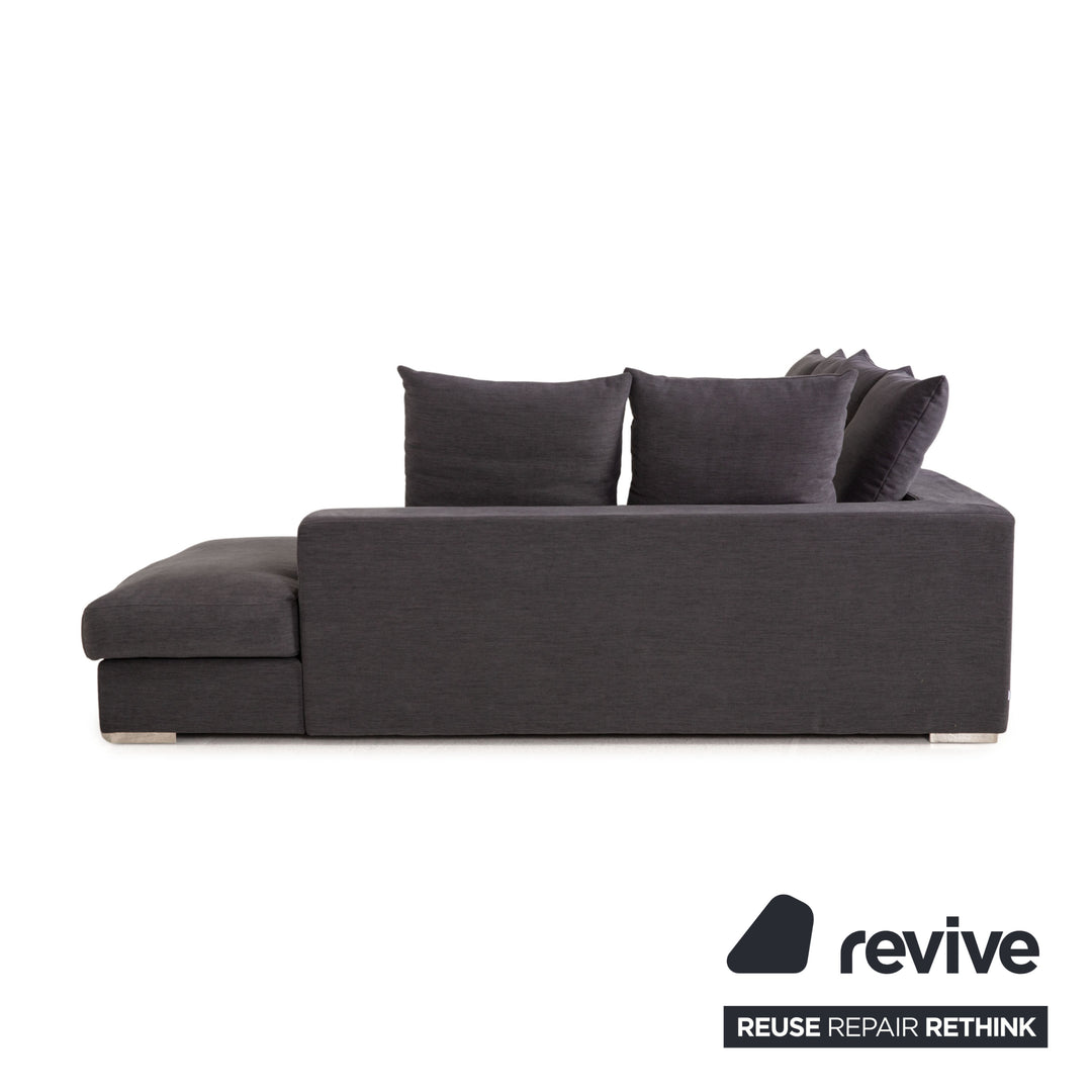 BoConcept Cenova Fabric Sofa Dark Gray Corner Sofa Couch