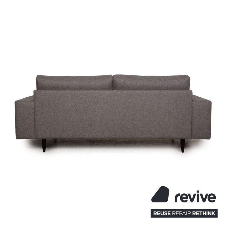 BoConcept Indivi Fabric Three Seater Gray Couch Sofa