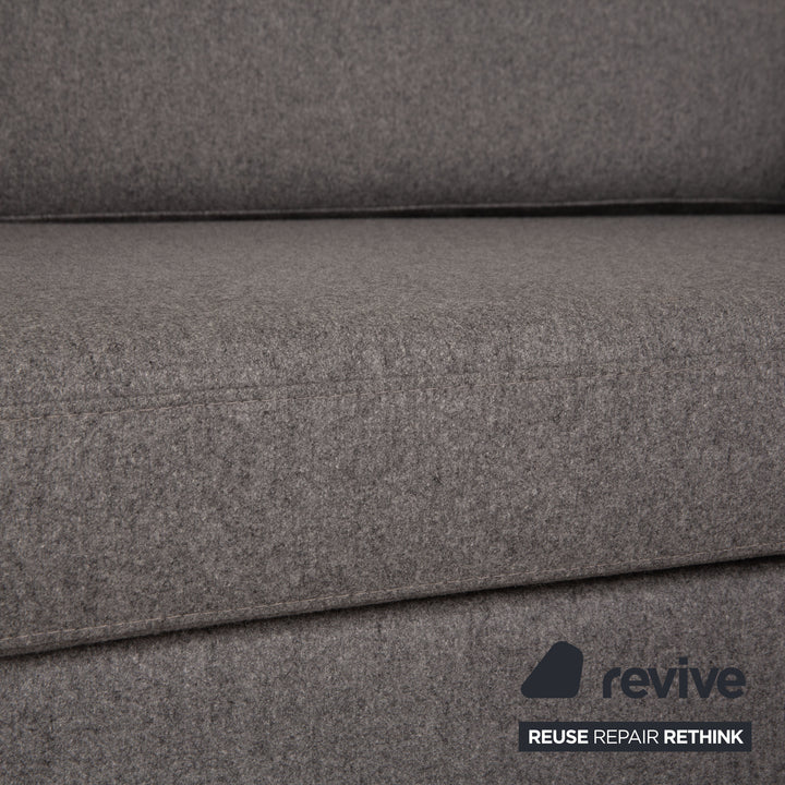 BoConcept Indivi Fabric Three Seater Gray Couch Sofa