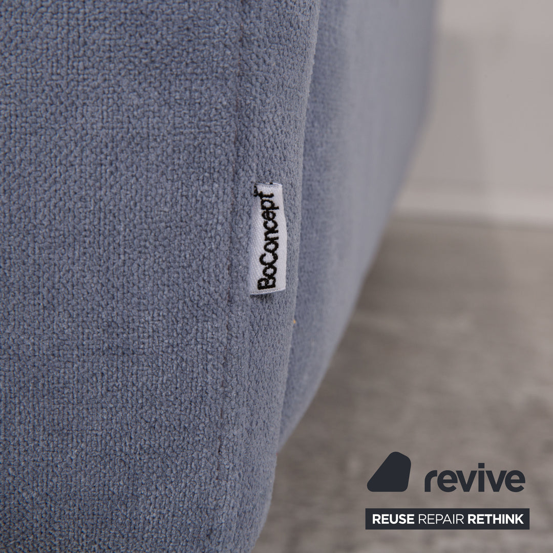 BoConcept Indivi fabric (FRISCO) corner sofa blue sofa couch