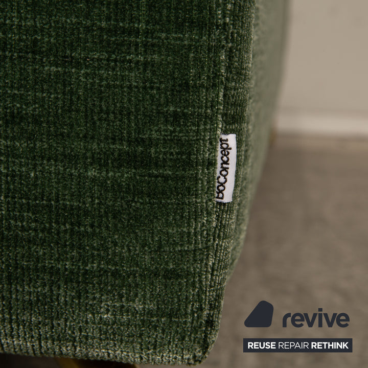 BoConcept Osaka Fabric Sofa Set Three Seater Green Sofa Couch