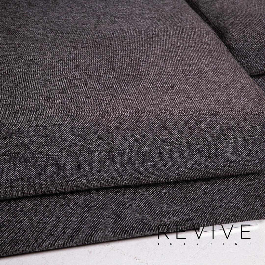 BoConcept fabric corner sofa anthracite gray sofa couch #13864