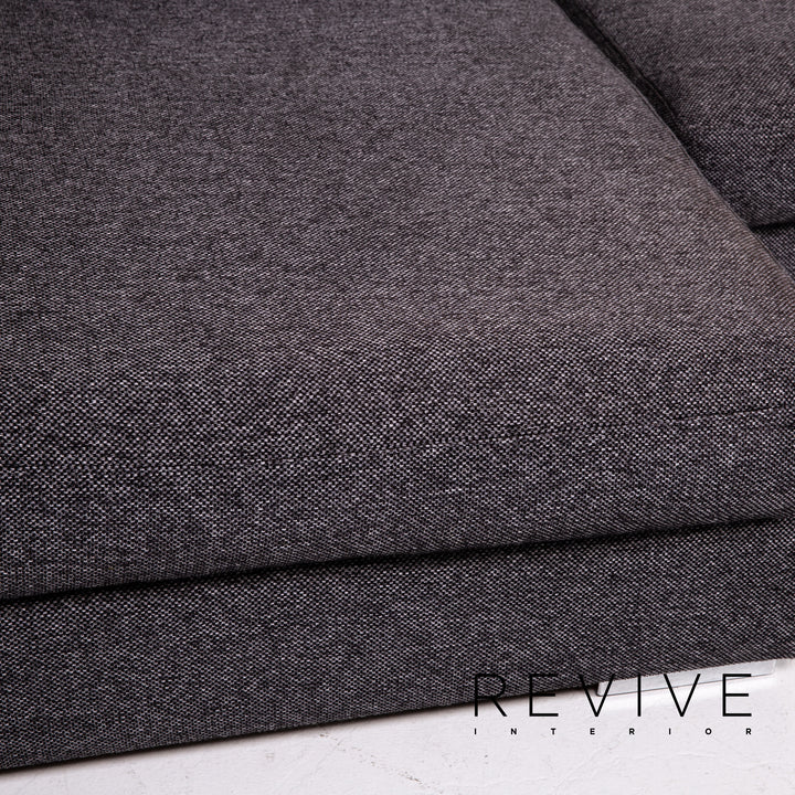 BoConcept fabric corner sofa anthracite gray sofa couch #13864