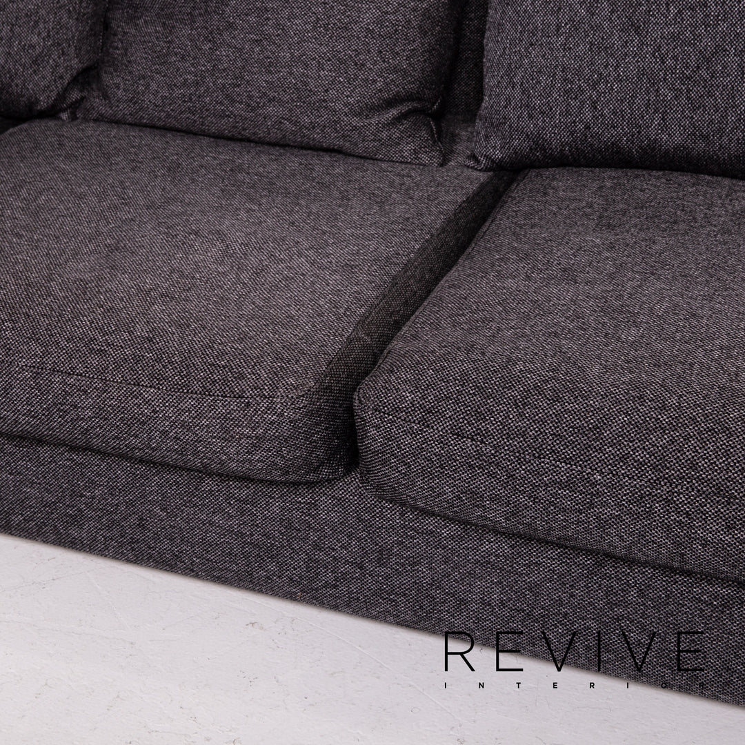 BoConcept fabric corner sofa anthracite gray sofa couch #13864