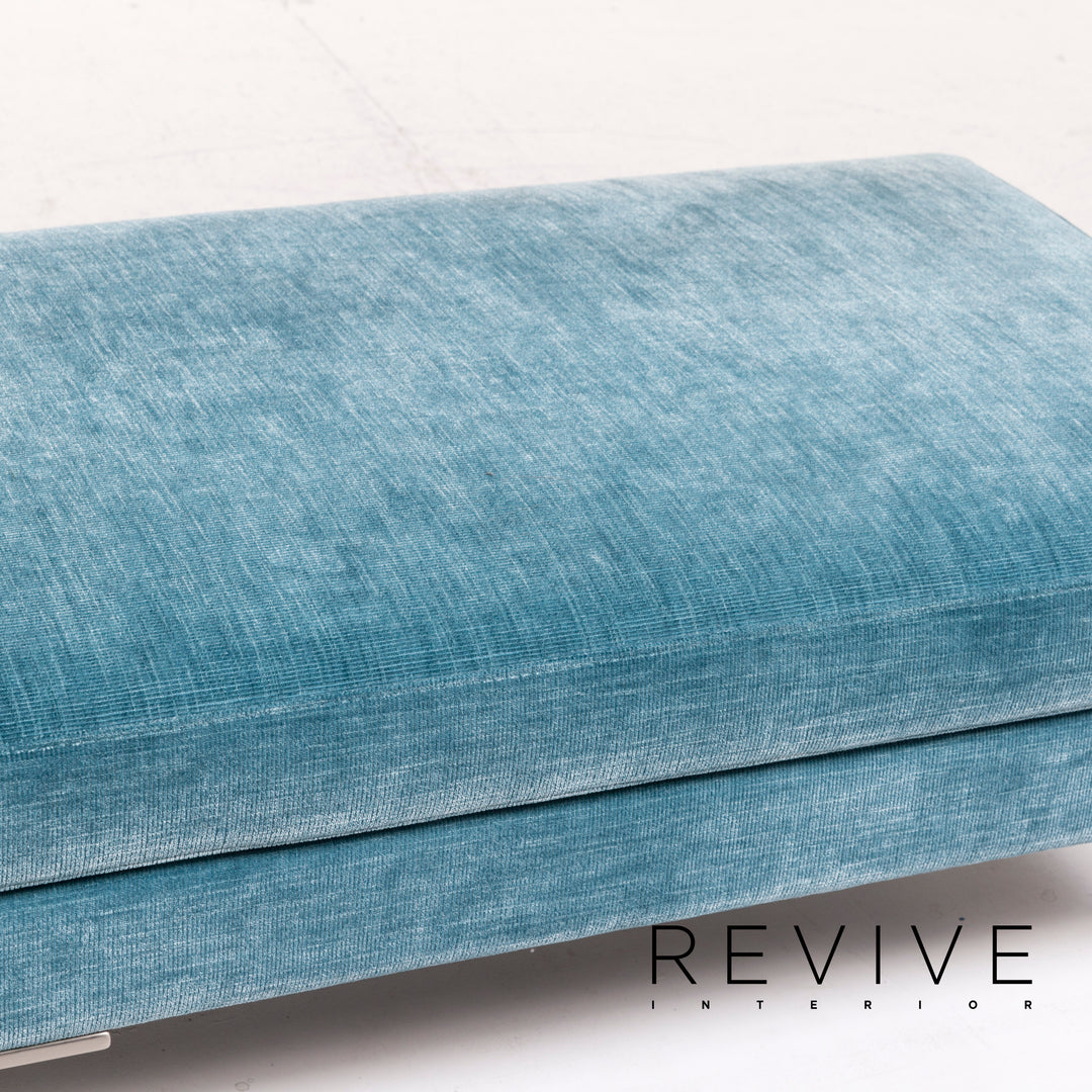 BoConcept Stoff Hocker Blau Ottoman #12504
