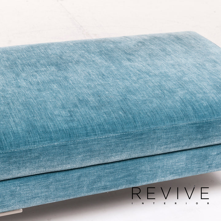 BoConcept Stoff Hocker Blau Ottoman #12504